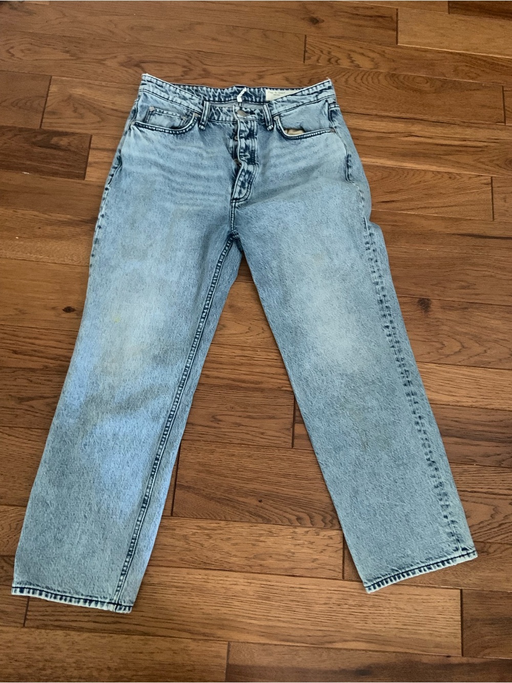 Rag & Bone Alex High-Rise Ankle Stretch Lightwash Jeans Size 31